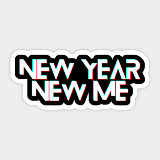 New Year New Me Sticker